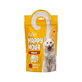 Reflex Happy Hour Seçici Kediler İçin Peynirli Kedi Ödül Maması (60 g)