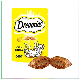Dreamies İç Dolgulu Peynirli Kedi Ödül Bisküvisi 60gr