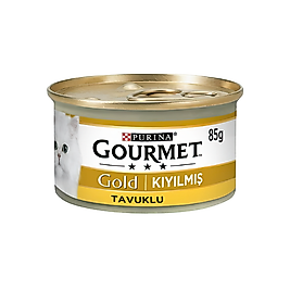Purina Gourmet Gold Kıyılmış Tavuk Etli Yetişkin Kedi Konserve Maması (85 g)