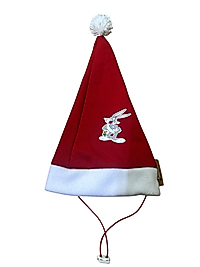 Kedi Köpek Yılbaşı Şapkası Bugs Bunny Desenli