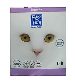 Fresh Paty Unscented Kokusuz Aktif Carbonlu Topaklaşan Kedi Kumu 6 Lt