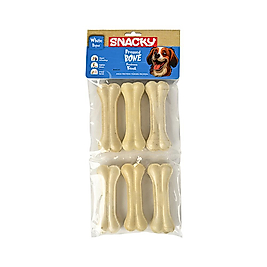 Snacky Beyaz Köpek Çiğneme Kemiği (10 cm)