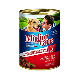 Miglior Cane Biftek Etli Yetişkin Köpek Konserve Maması (405 g)