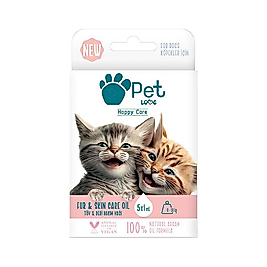 Pet Love Kedi Tüy Bakım Yağı (5 x 1 ml)