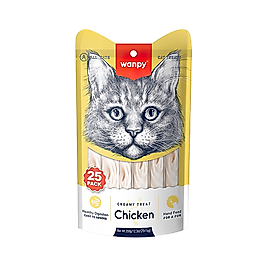 Wanpy Tavuk Etli Sıvı Kedi Ödül Maması (25 x 14 g)