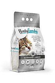 Benty Sandy Ultra Topaklaşan Kedi Kumu Karbonlu 10lt