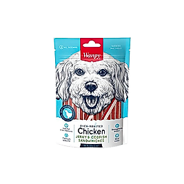 Wanpy Oven Roasted Tavuk Etli ve Morina Balıklı Sandviç Köpek Ödülü (100 g)