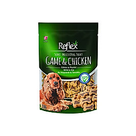 Reflex Av Hayvanlı ve Tavuk Etli Yetişkin Köpek Ödül Maması (150 g)