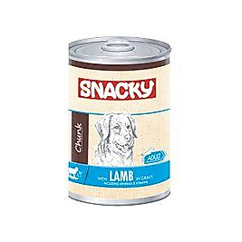 Snacky Kuzu Etli Yetişkin Köpek Konserve Maması (400 g)