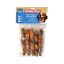 Snacky Füme Tavuk Rulo Köpek Ödül Maması (5'li)