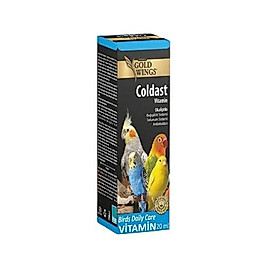 Gold Wings Coldast Vitamin Kuşlar İçin Solunum Desteği (20 ml)