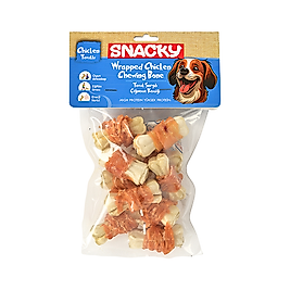 Snacky Beyaz Tavuk Sargılı Köpek Ödülü (10'lu)