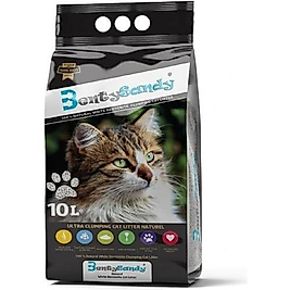 Bentysandy Naturel Kokusuz İnce Kedi Bentonit Kumu 10 Lt