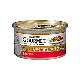 Purina Gourmet Gold Sığır ve Parça Etli Pouch Yaş Mama (85 g)