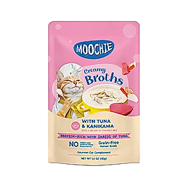 Moochie Parça Ton Balığı ve Kanikamalı Tahılsız Kedi Çorbası 40gr