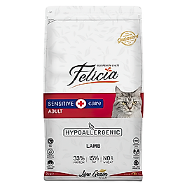 Felicia Hipoalerjenik Az Tahıllı Kuzu Etli Yetişkin Kedi Maması (2 kg)