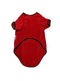 Lily Pet Kırmızı Peluş Büyük Orta Irk Köpek Kıyafeti