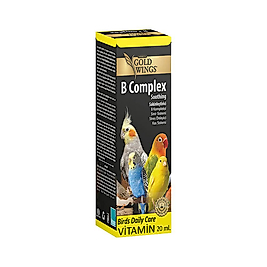 Gold Wings B Complex Vitamin Kuşlar İçin Stres Önleyici (20 ml)