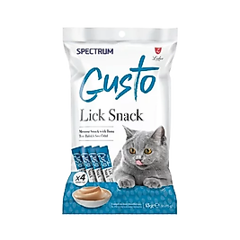 Spectrum Gusto Ton Balıklı Sıvı Kedi Ödül Maması (4 x 15 g)