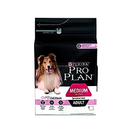 Purina Pro Plan Hassas Cilt Somonlu Orta Irk Yetişkin Köpek Maması (3 kg)