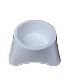 Wish Pet Kedi Köpek Plastik Mama Su Kabı Beyaz 450 ml.