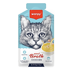 Wanpy Kediler İçin Tavuk Eti Çorbası 50 gr.