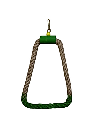 Renkli İp Halat Kuş Salıncak