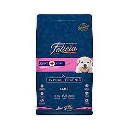 Felicia Joint Care Hipoalerjenik Az Tahıllı, Kuzu Etli & Pirinçli Orta ve Büyük Irk Yavru Köpek Maması (15 kg)